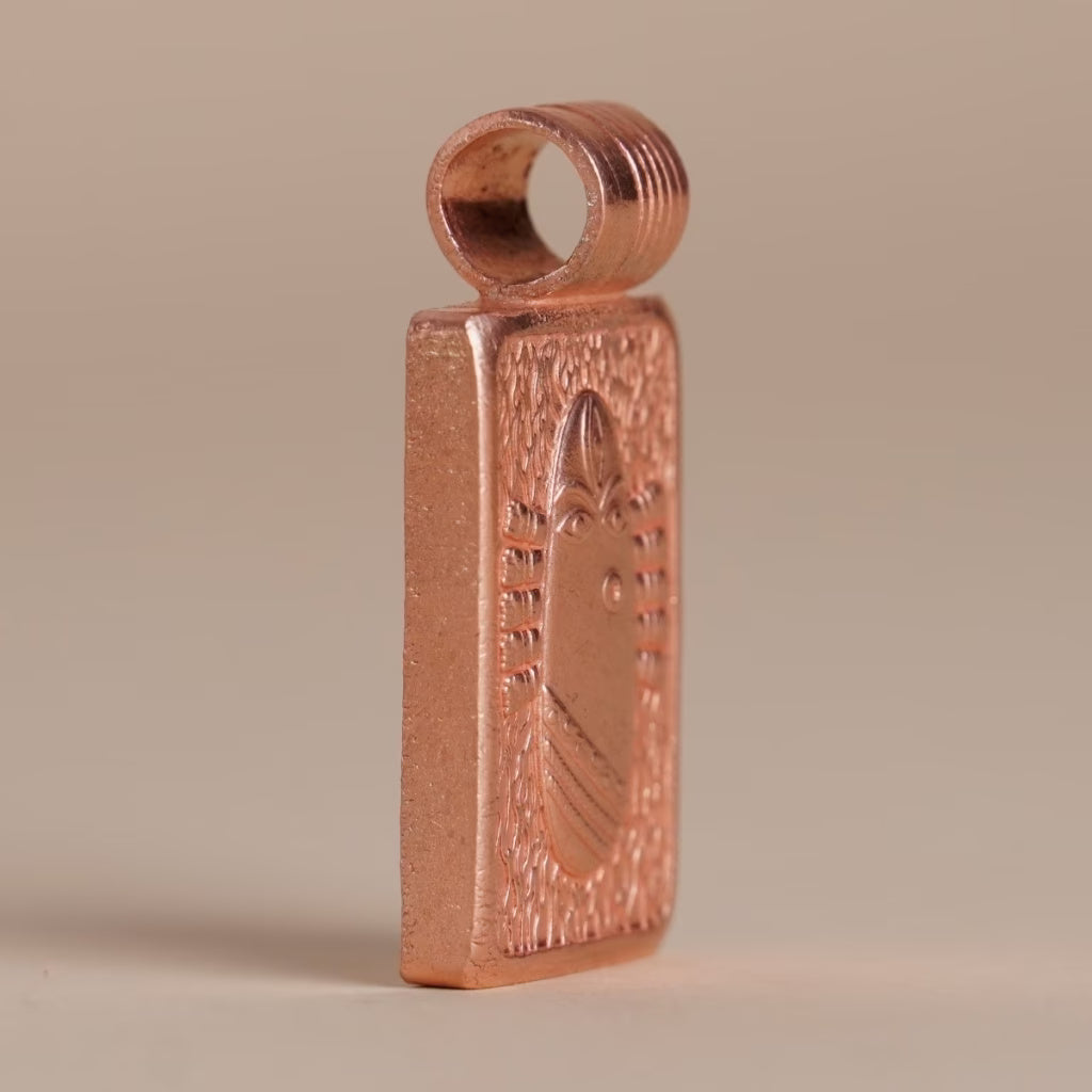 Linga Bhairavi Copper Pendant - Large