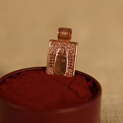 Linga Bhairavi Copper Pendant - Large