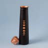 Mystic Moon Copper Bottle- Black. For storing and drinking water. A festive gift for home and office.