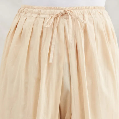 Isha’s signature. Ready to wear Men Dhoti Pants (Beige) / Panchakacham. Organic cotton. Easy to pull on. Versatile. Comfortable for both casual and formal wear.
