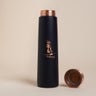 Copper Water Bottle With Adiyogi Imprint - 900 Ml