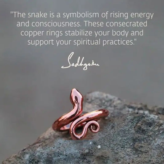 Copper Snake Ring