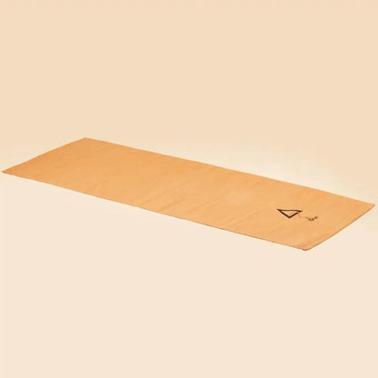 100% Cotton Rug Yoga Mat - Orange. Eco-friendly. Washable. For Yoga And Exercise.