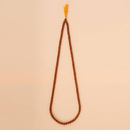 Authentic Isha Panchamukhi (five-faced) Rudraksha Mala. Energized at Dhyanalinga. Your cocoon of energy (7 mm)