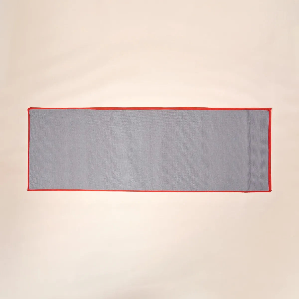 Cotton Rug Yoga Mat Back Rubberized - Red