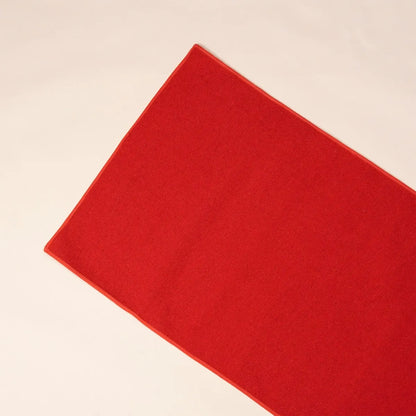 Cotton Rug Yoga Mat Back Rubberized - Red