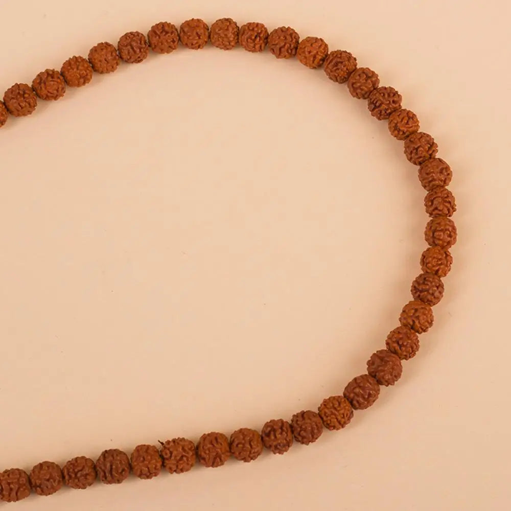 Authentic Isha Panchamukhi (five-faced) Rudraksha Mala. Energized at Dhyanalinga. Your cocoon of energy (7 mm)