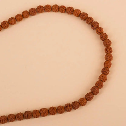 Authentic Isha Panchamukhi (five-faced) Rudraksha Mala. Energized at Dhyanalinga. Your cocoon of energy (7 mm)