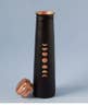 Mystic Moon Copper Bottle- Black. For storing and drinking water. A festive gift for home and office.