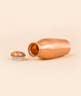 Copper Water Bottle Engraved with Yogeshwaraya Chant, 450 ml