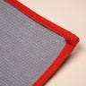 Cotton Rug Yoga Mat Back Rubberized - Red