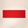 Cotton Rug Yoga Mat Back Rubberized - Red